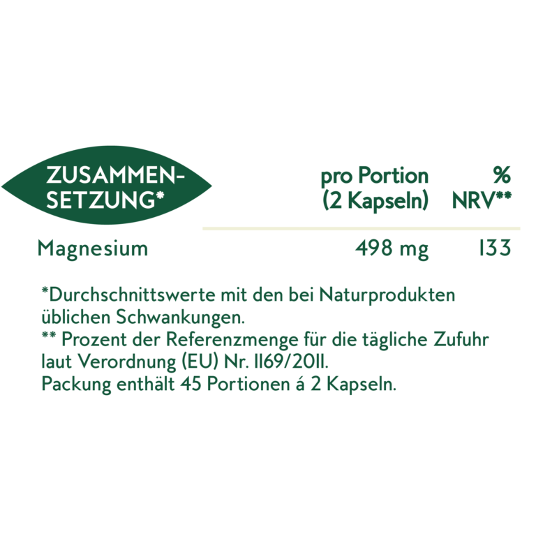 Magnesium Kapseln - Vitatrend